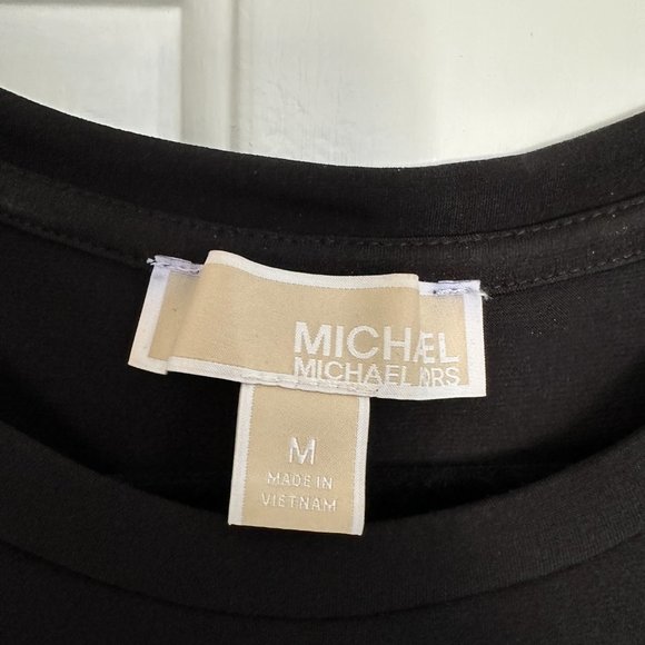 BRAND NEW Michael by MICHAEL KORS Short Sleeve Dress with Cold-Shoulder - Picture 2 of 2